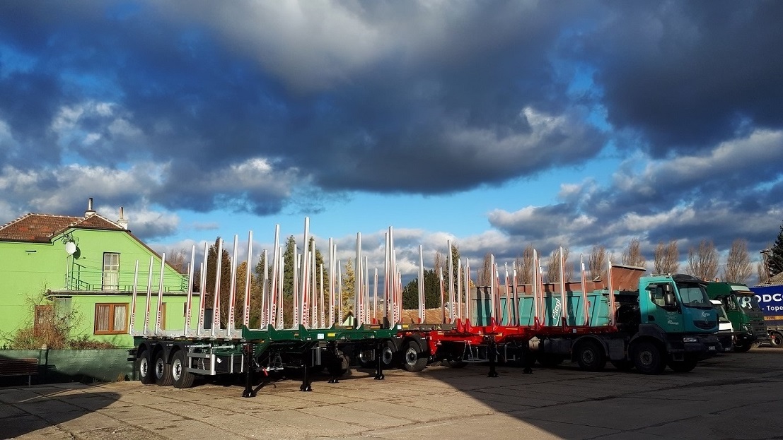 Návěsy TOM před předáním zákazníkovi