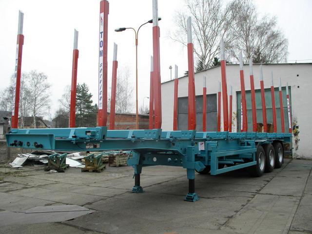 Přestavba 3-osého valníkového návěsu s 10-ti opleny a klanicemi TOM 1N