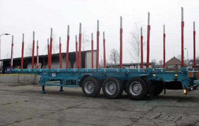 Přestavba 3-osého valníkového návěsu s 10-ti opleny a klanicemi TOM 1N