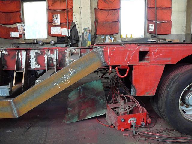 Přestavba pro převoz harvestoru